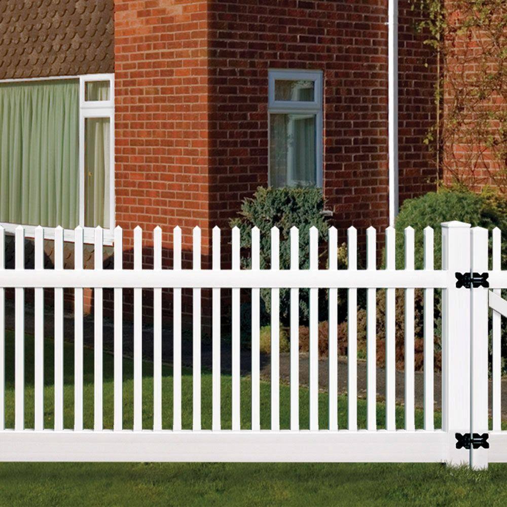 White Vinyl Fence Panel Y3386