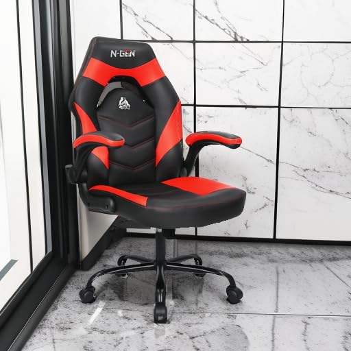 Pink Ergonomic PU Leather Computer Chair with Lumbar Support Z605