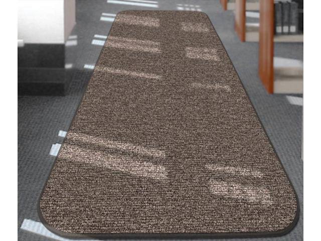 12 ft. x 48 in. Pebble Gray Skid-Resistant Carpet Runner C550