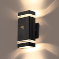2 Pack LED Square Up and Down Outdoor Wall Light, Aluminum Waterproof, 3000k 5W X774482