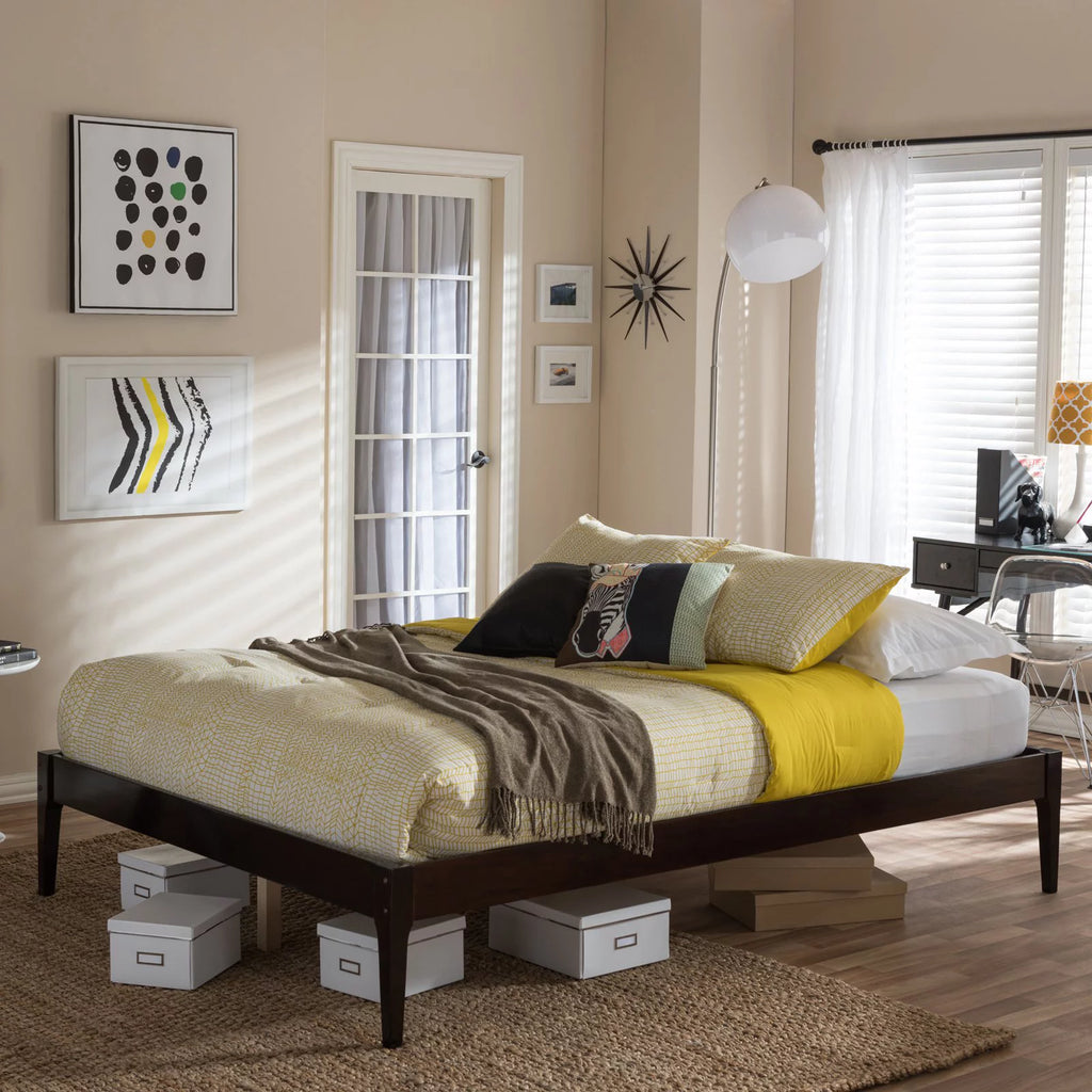 Queen Size Solid Wood Bed Frame I881