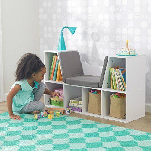 White Bookcase with Reading Nook Toy H4005
