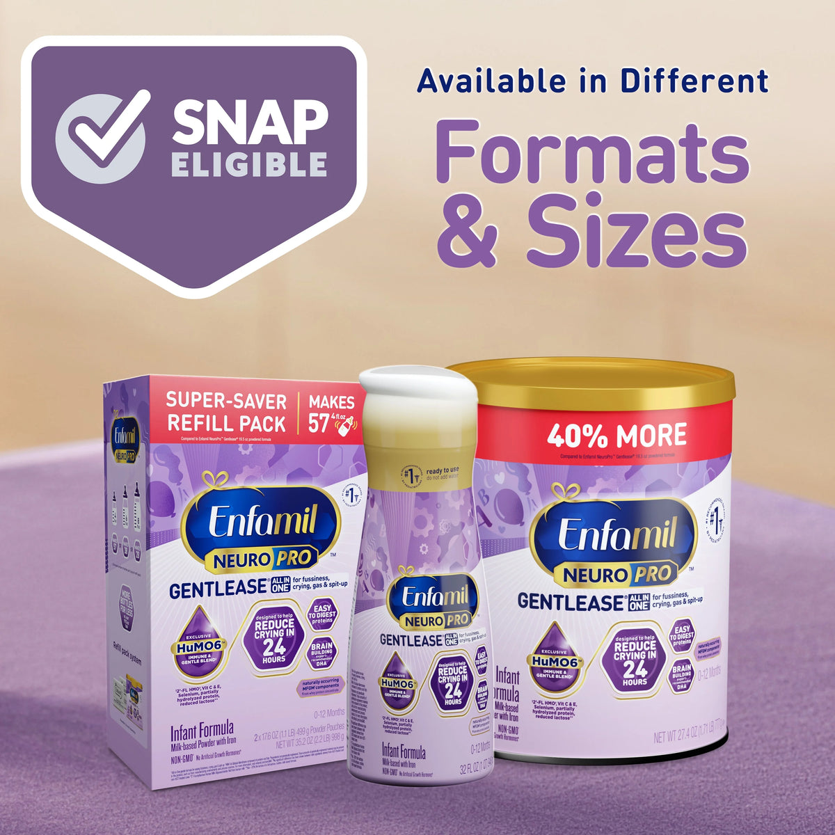 30.4 Oz Baby Formula, 4 Boxes B486
