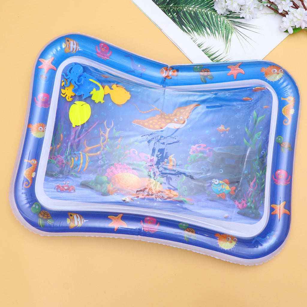 Inflatable Crawling Cushion Water Play Mat (Blue) O723215