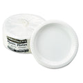 Plastic Dinnerware Plates White 125/Pack O497780