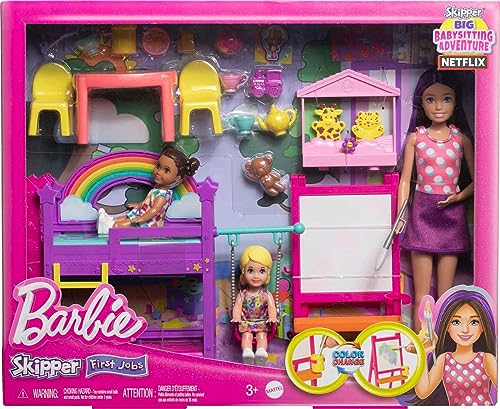 3 Dolls Playset with Furniture & 15+ Accessories W977