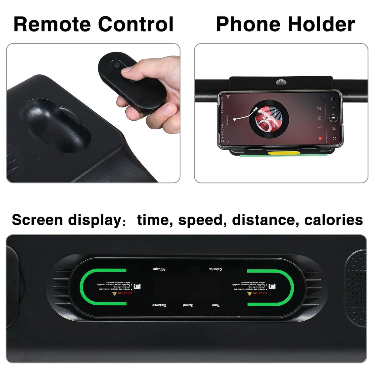 Foldable Treadmill with Remote Control S9322