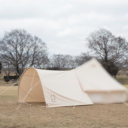 Canvas Bell Tent with Stove Jack, 4 Season, 10/13ft E580284