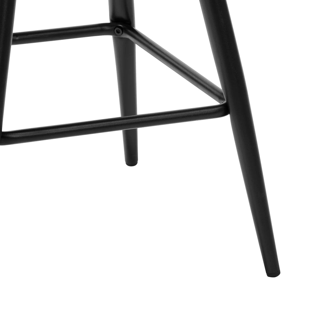 24" Counter Stools Set of 2 Black Q33816