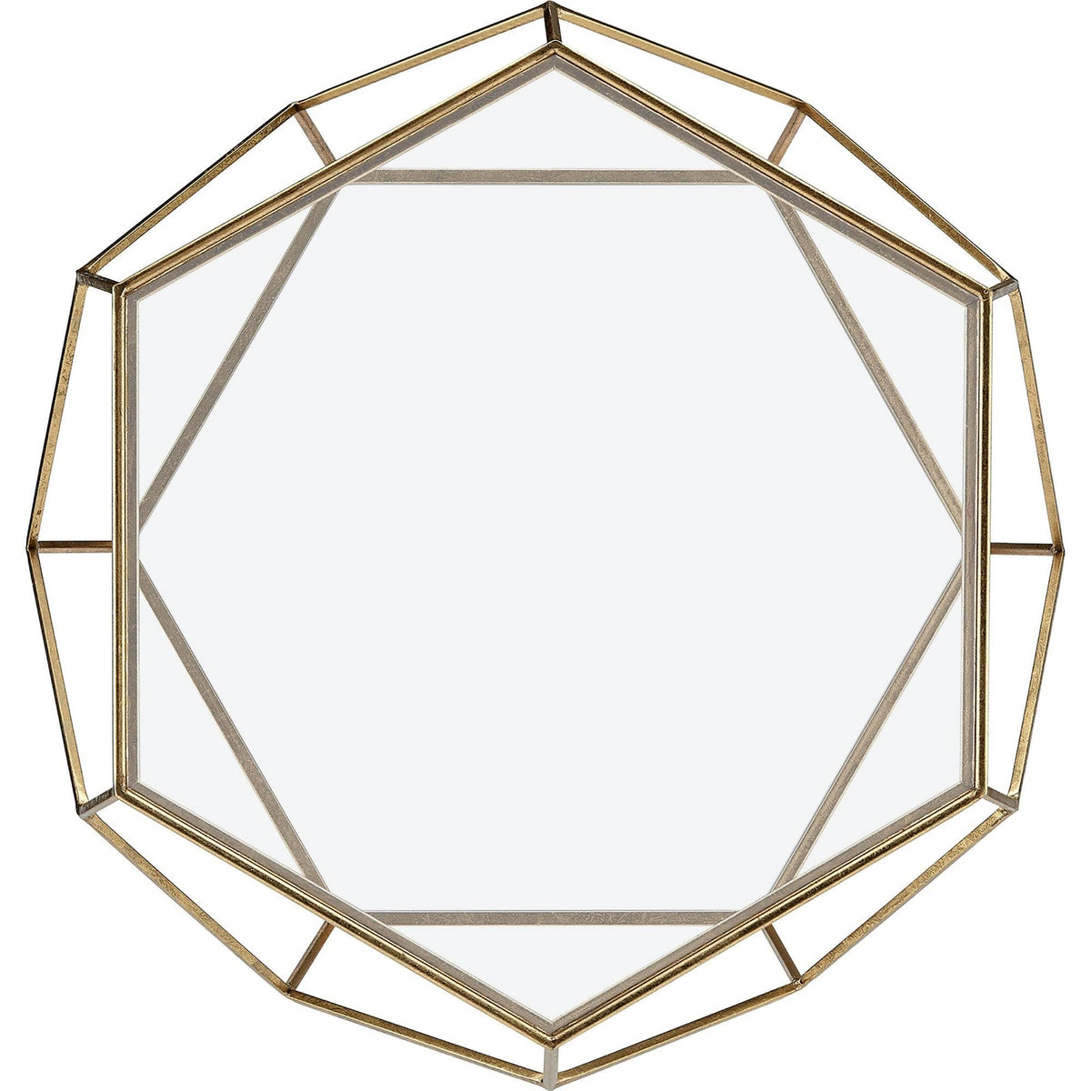 Gold Geometric Coffee Table L9885