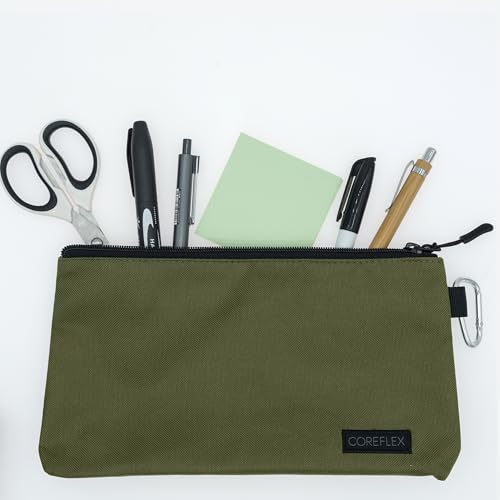 Heavy Duty Tool Pouch with YKK Zipper 6 Pack Large 12inch F3350