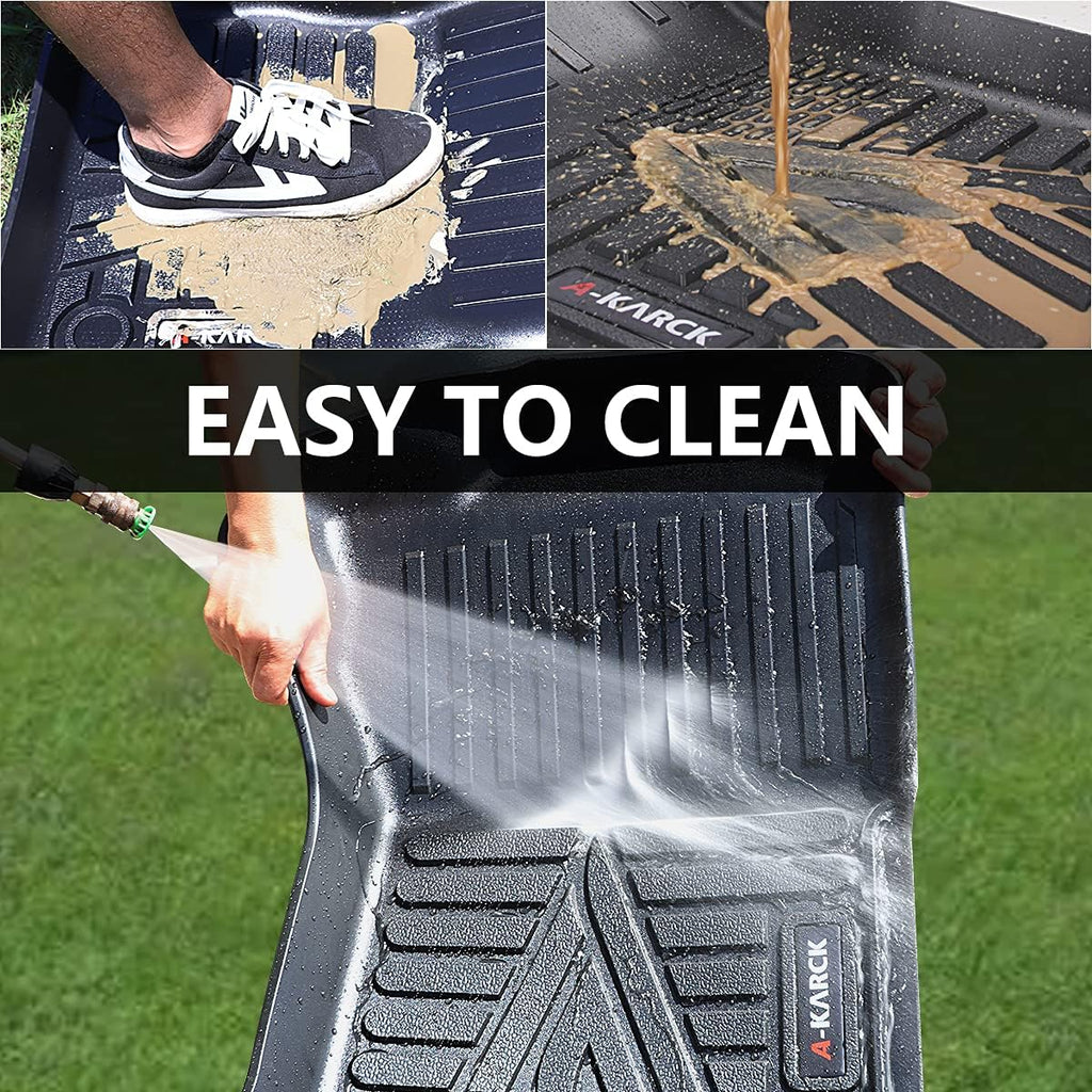 Car Floor Mats for 2018-2021 Tacoma Double Cab Automatic, 1st and 2nd Row L44815