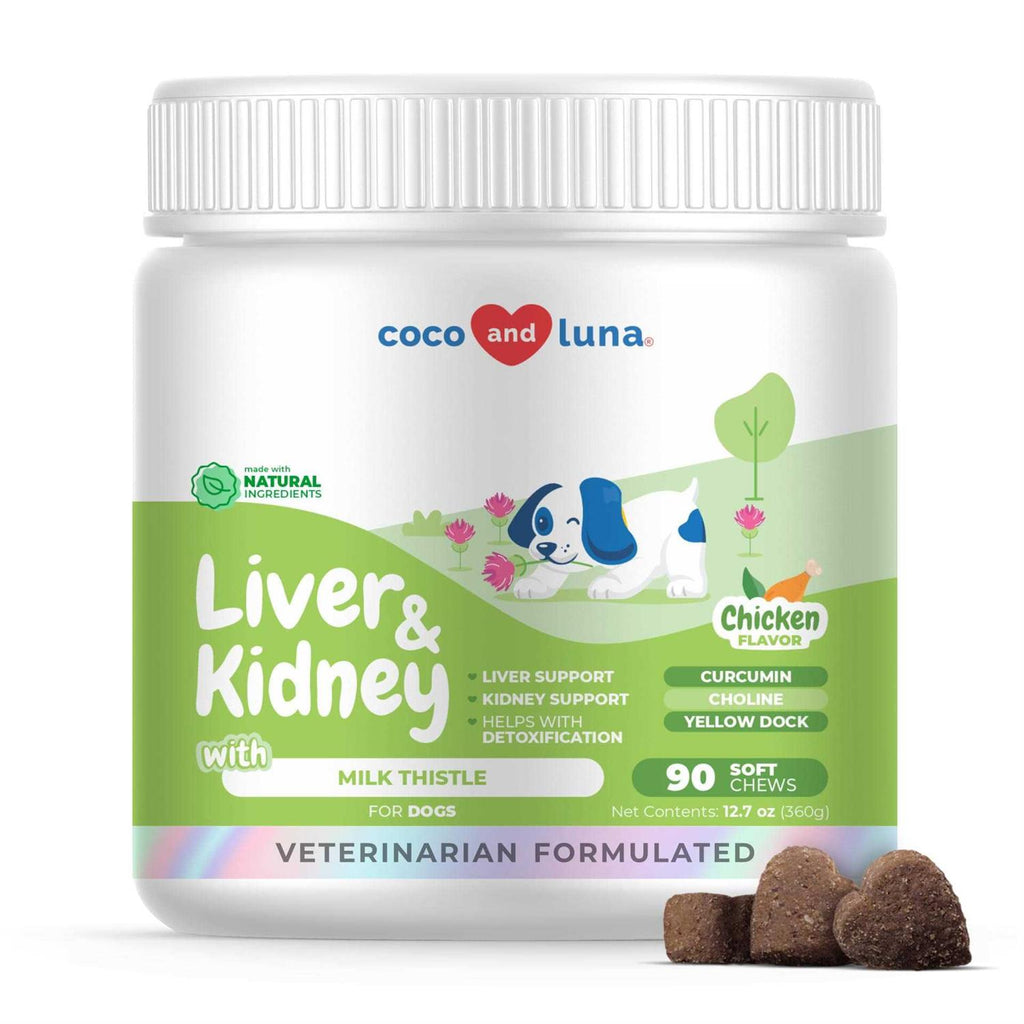 Milk Thistle for Dogs 90 Soft Chews Liver and Kidney Support V402810