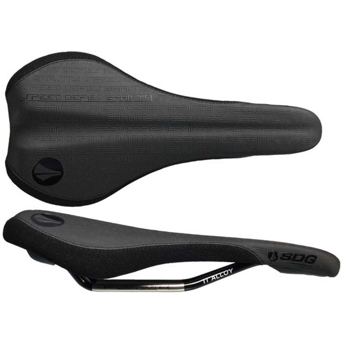 Black Ti-Alloy Rails Saddle O503