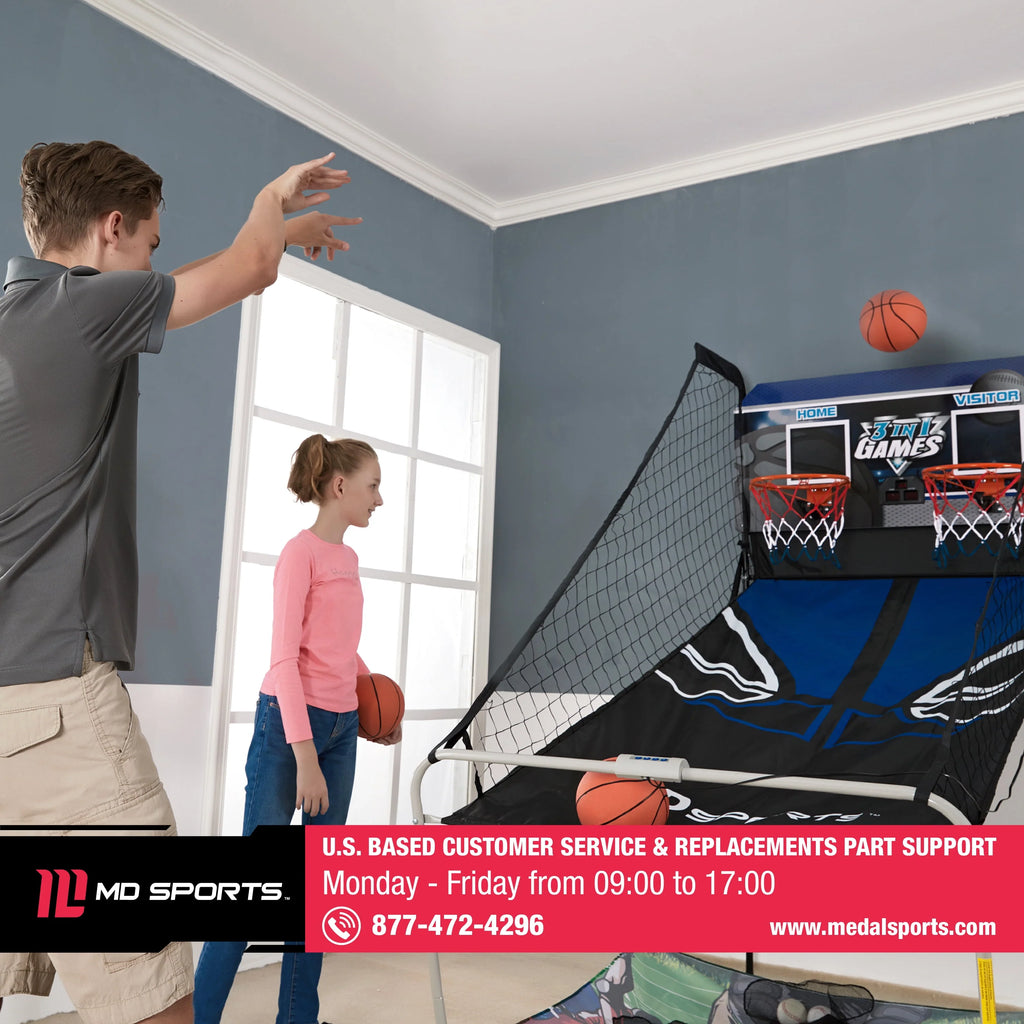 3 in 1 Basketball Football Baseball Game with LED Scoring System N56966