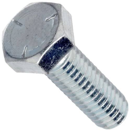 1/4-20 x 1-1/4 Hex Head Cap Screw, Carbon Steel, Zinc, Grade 5, 100 Pk P143803