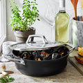 4 Qt Aluminum Hard Anodized Non-Stick Chef's Pan Z3037