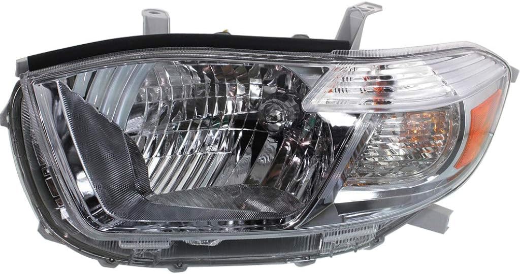 Pair Non Hybrid Headlight for Toyota Highlander 2011 2012 2013 C52082