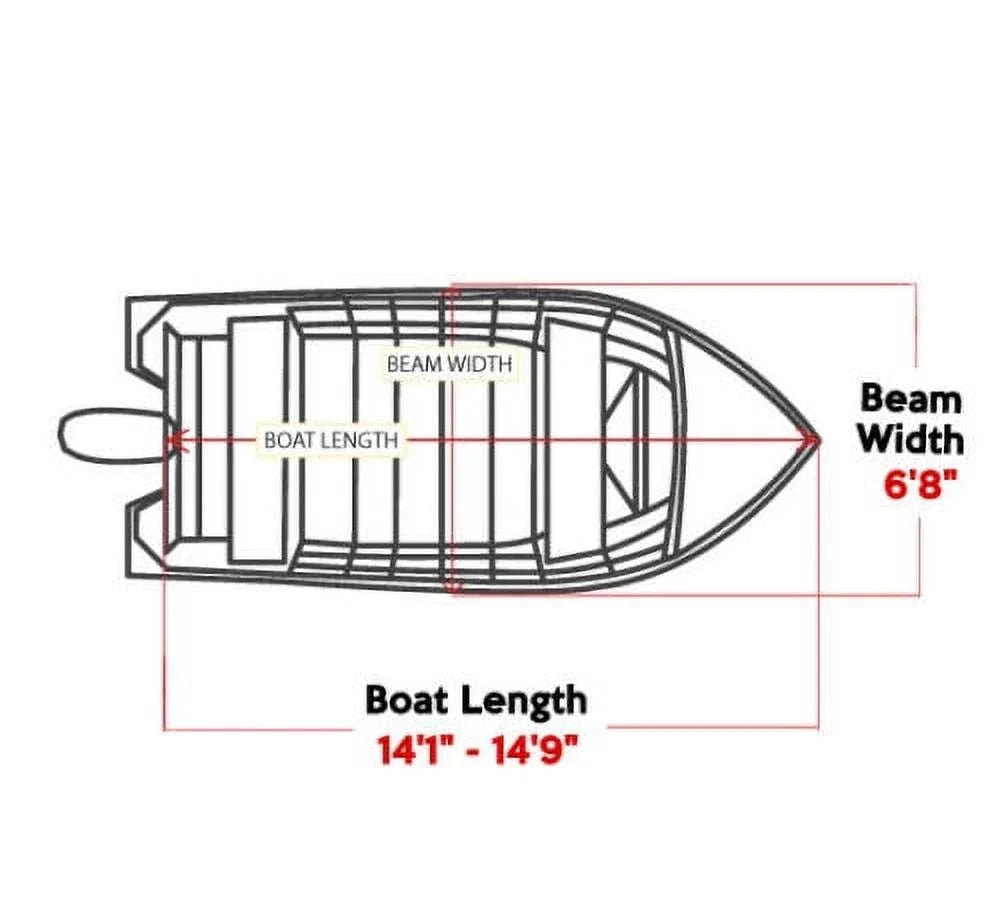 Heavy Duty Water Repellent Boat Cover O9274