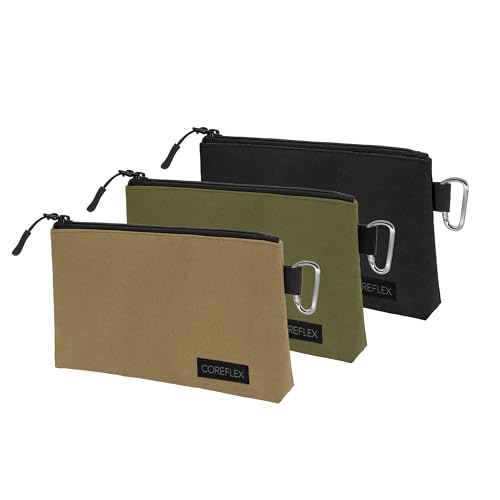 Heavy Duty Tool Pouch with YKK Zipper 6 Pack Large 12inch F3350