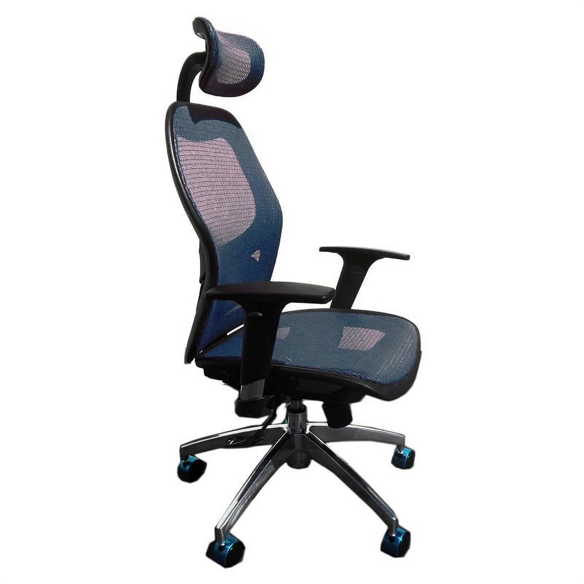 Blue High Back Mesh Ergonomic Office Chair F552