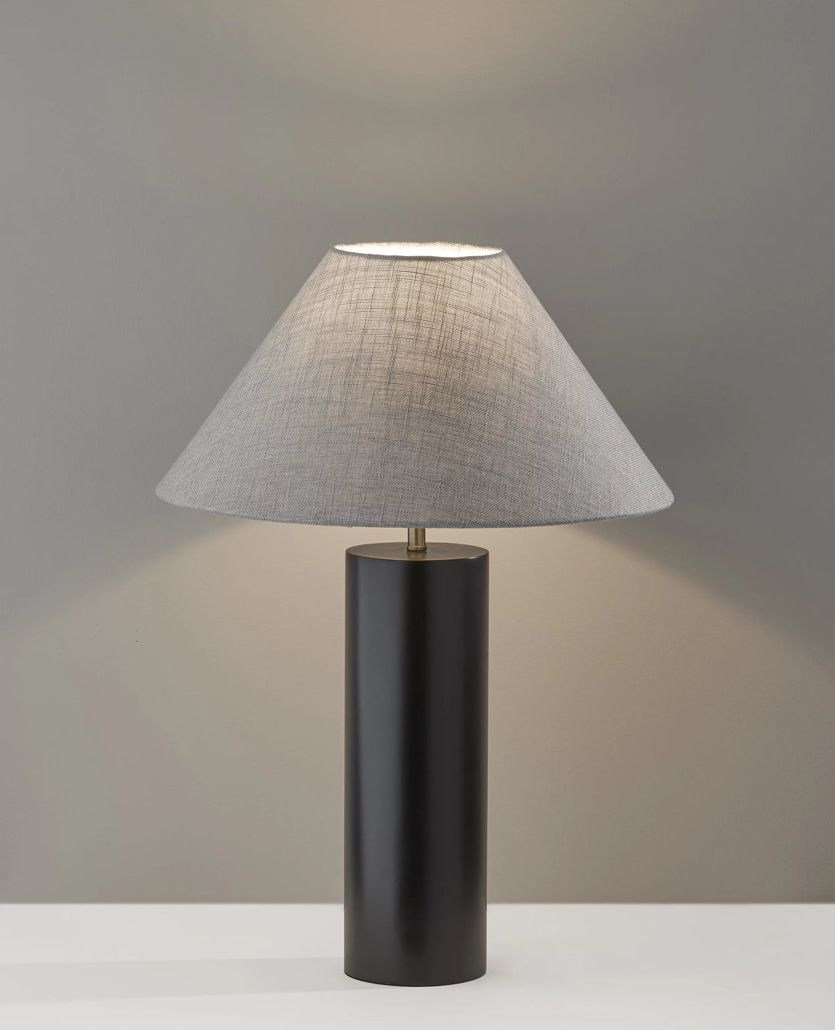 Black Poplar Wood Table Lamp T126