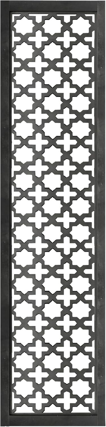 Black and Brown Rectangular Wall Panel L83873