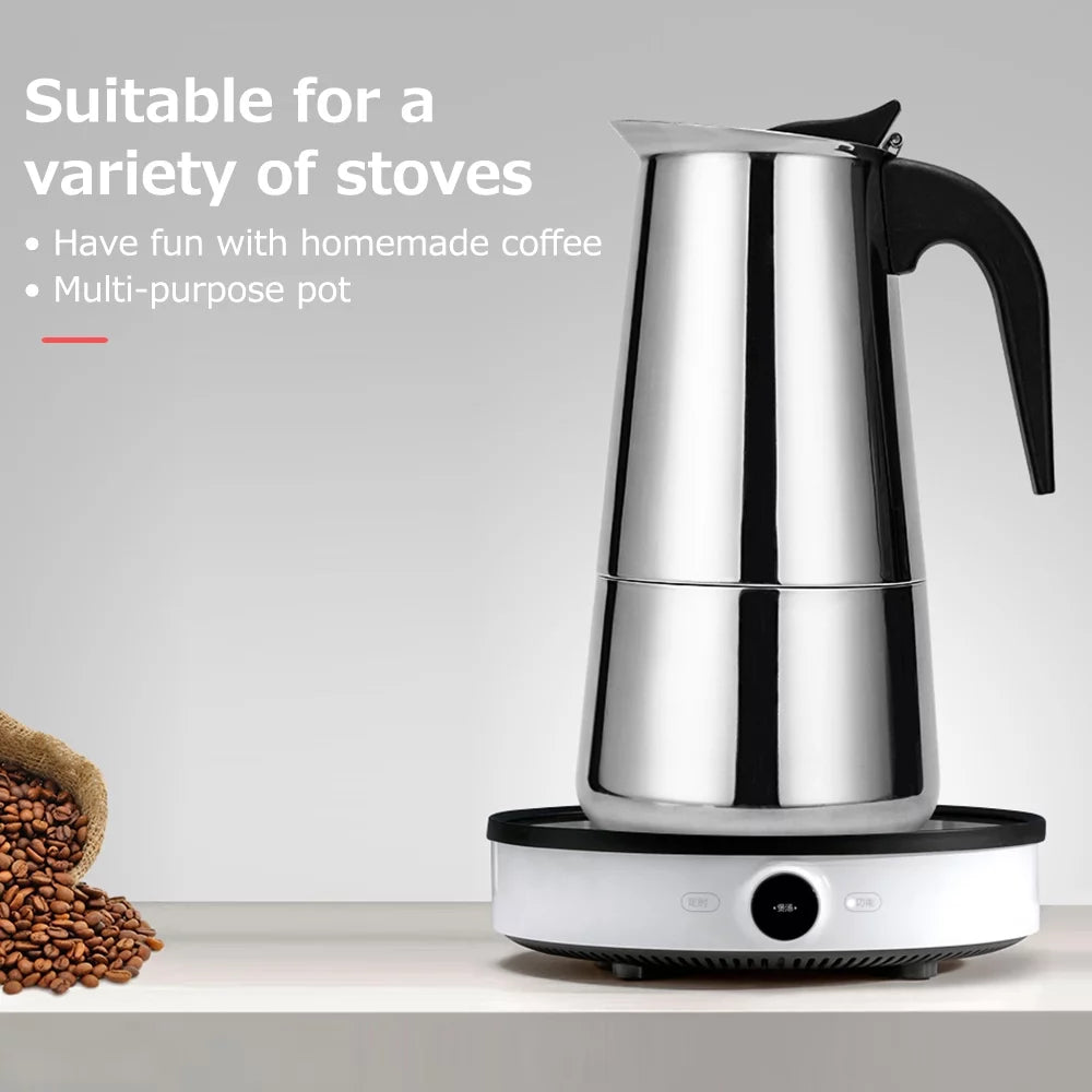 Stainless Steel Portable Electric Espresso Maker G603868