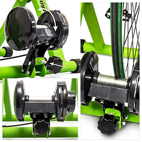 Blue/Green 6 Gears Indoor Bicycle Resistance Trainer L157738