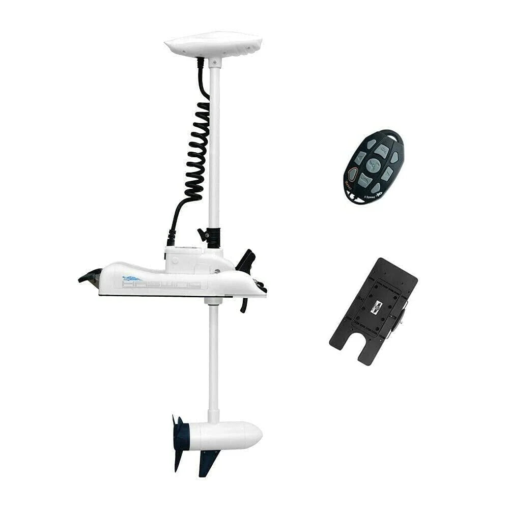 12V 55LB 48 Inch Shaft Electric Trolling Motor with Remote Control L496566