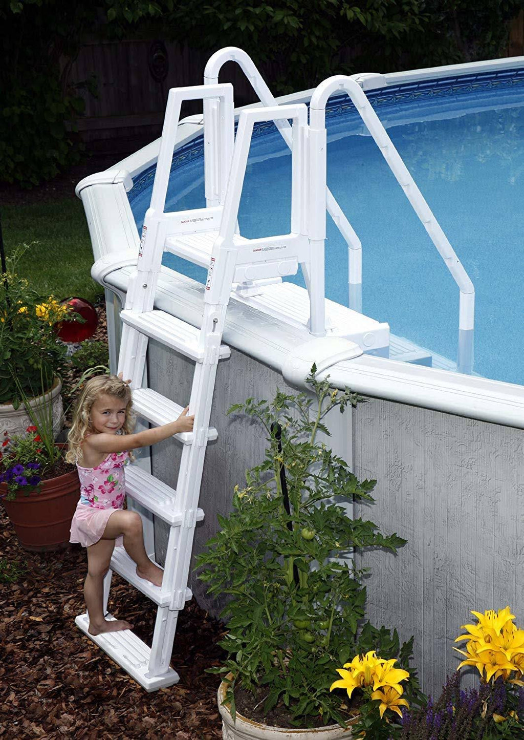 Easy Pool Step with Outside Ladder M74979