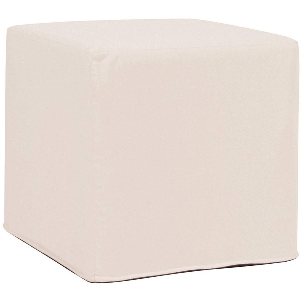 Turquoise No Tip Block Ottoman L525499