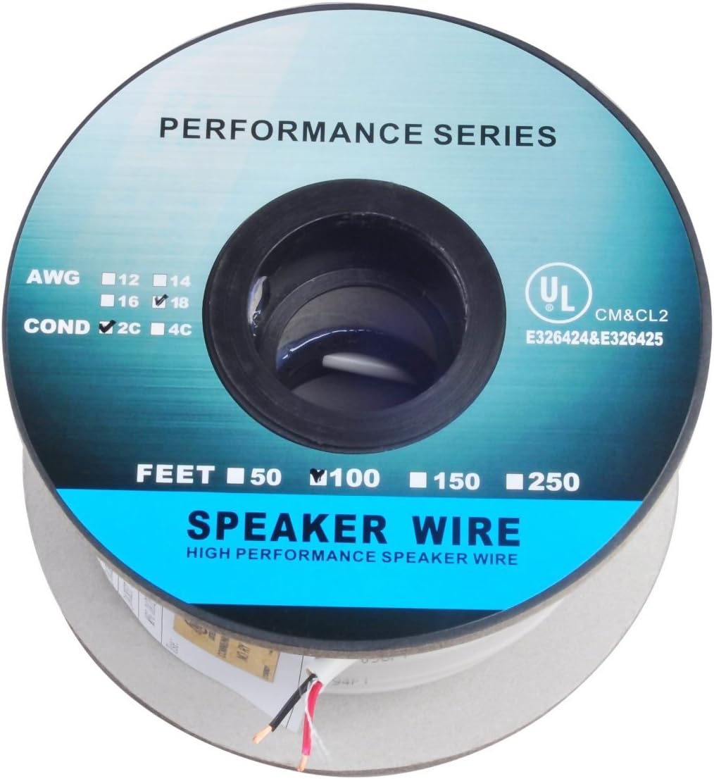 250 Feet 14AWG 2-Conductor Loud Speaker Cable V56912