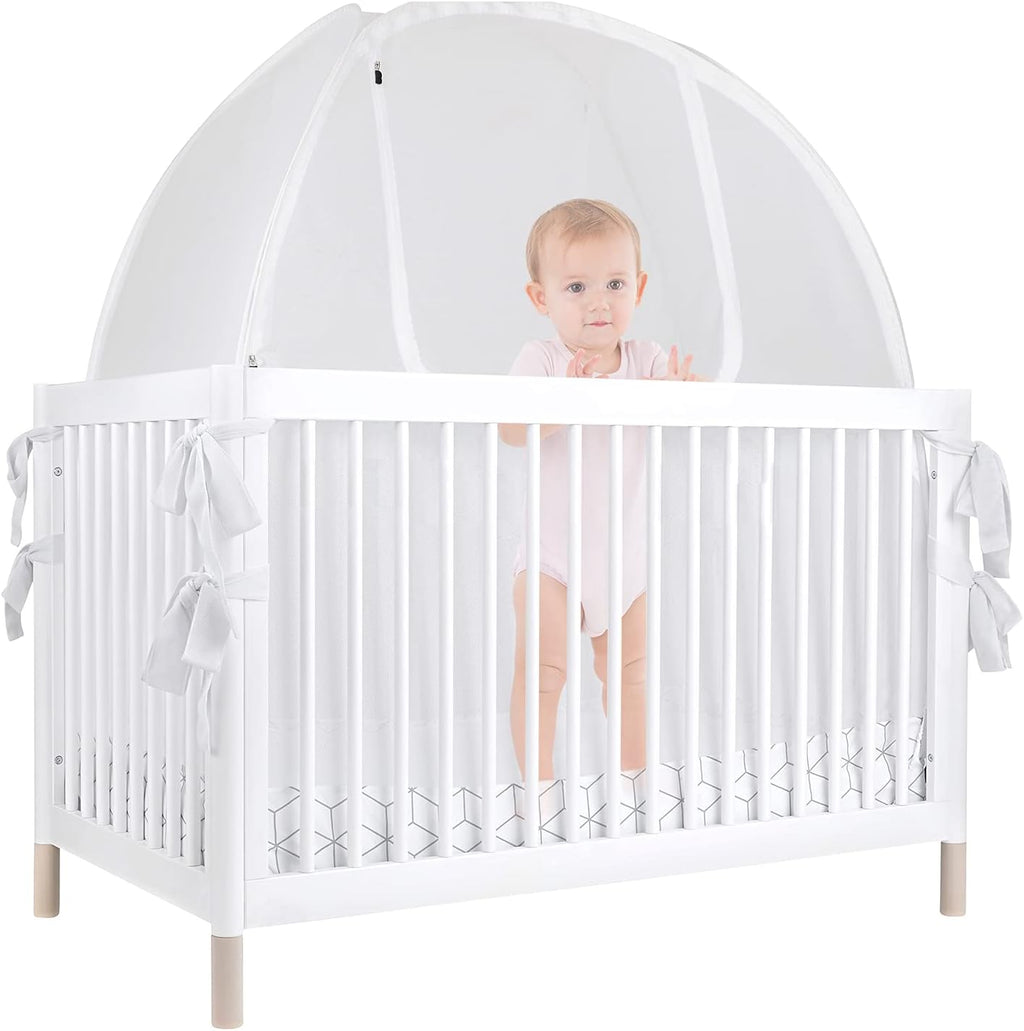 Baby Crib Tent Mosquito Net See Through Mesh Pop-up Canopy S298725