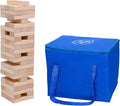 60pc Jumbo Wood Stacking Game with Carrying Bag Q3532