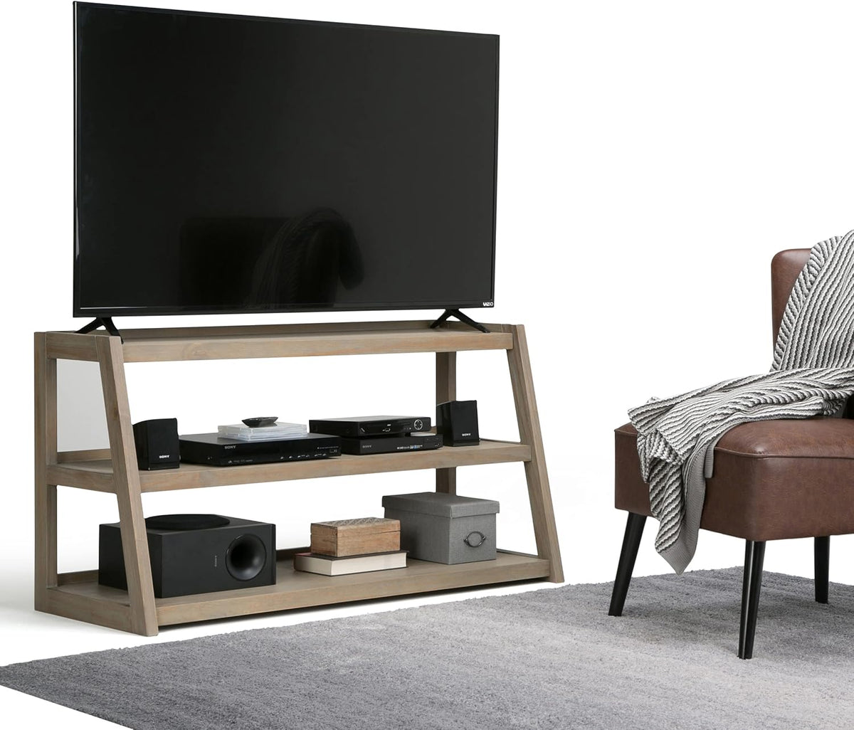 Solid Wood 48 inch Wide TV Media Stand G2225