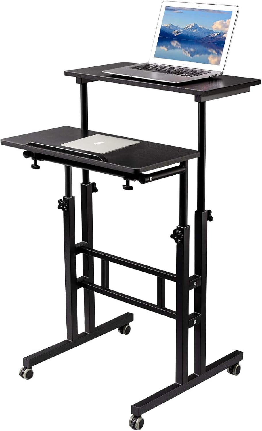 Mobile Standing Desk with Wheels Y35819