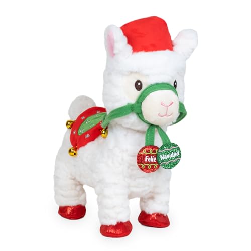 Animated Christmas Walking Musical Plush Llama Toy G982523