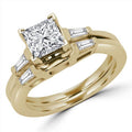 14K Yellow Gold Three-Stone Engagement Ring G6546