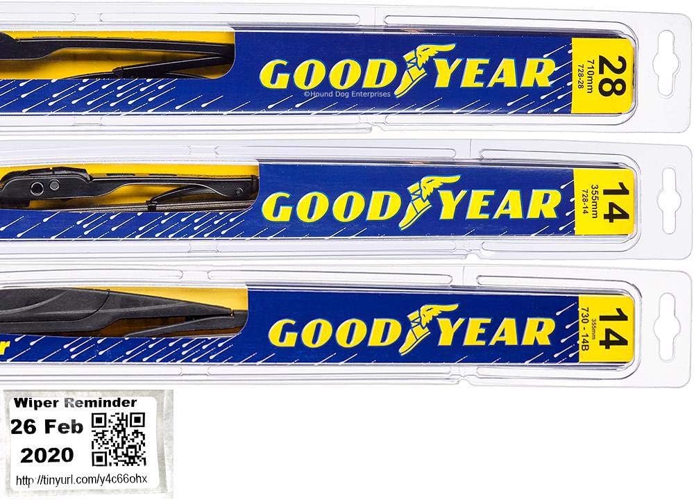 Windshield Wiper Blade Set Pack of 2 Y61436