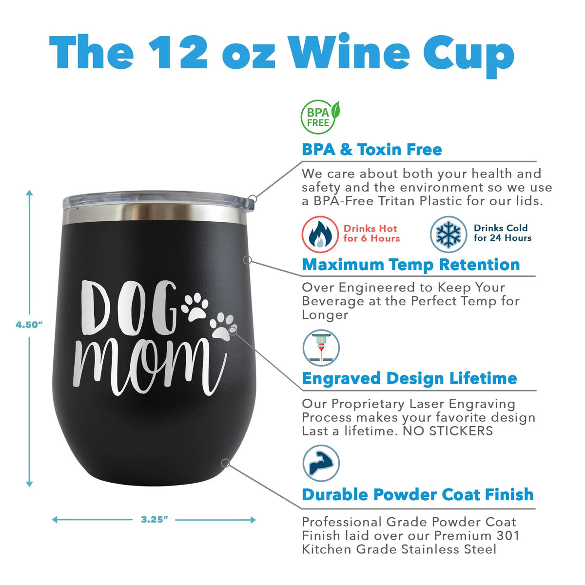 12 oz Red Wine Cup Q494