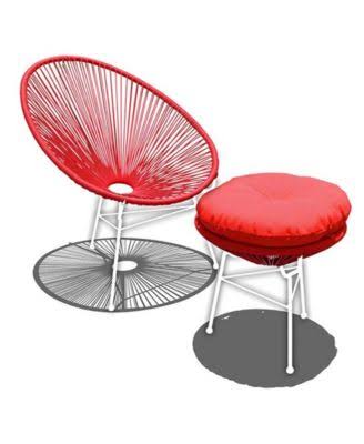 White Lightning Outdoor Lounge Chair X374006