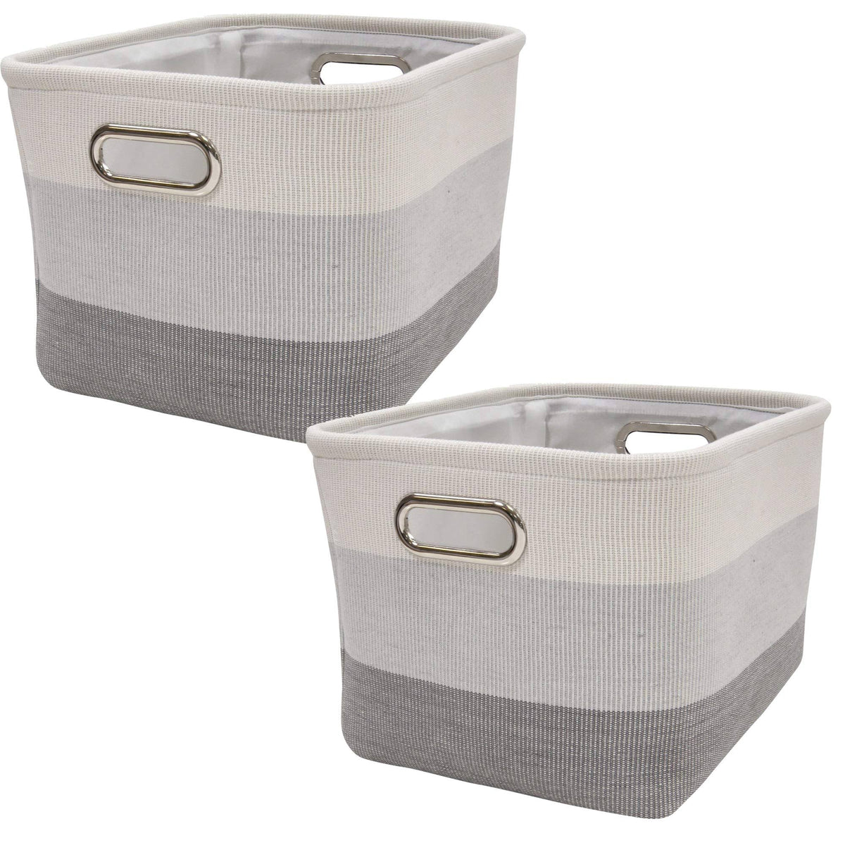 Gray Ombre Storage Basket 2 Pack L260