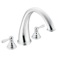Two Handle High Arc Roman Tub Faucet Chrome B703