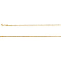 18K Yellow Gold 1.9mm Wheat 18" Chain W963753