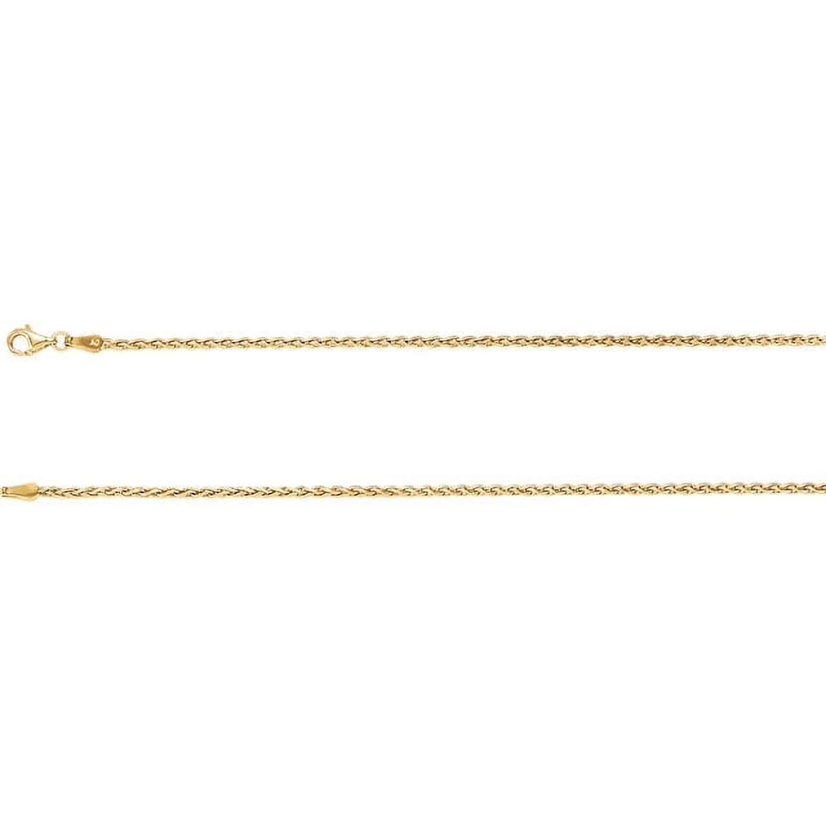 18K Yellow Gold 1.9mm Wheat 18" Chain W963753