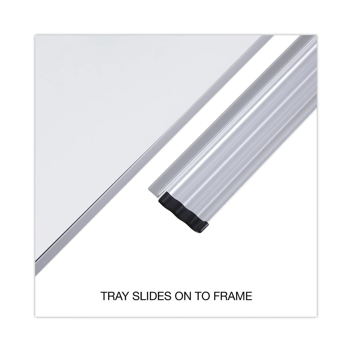 48 in. x 36 in. Lacquered Steel Magnetic Dry Erase Marker Board S71493
