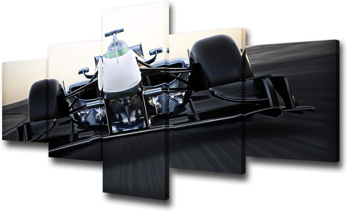 Racing Car Canvas Wall Art 60''Wx32''H Pack of 2 R1574