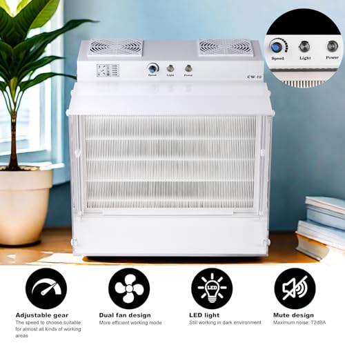 HEPA H12 Laminar Flow Hood 17"x13" Portable P89208