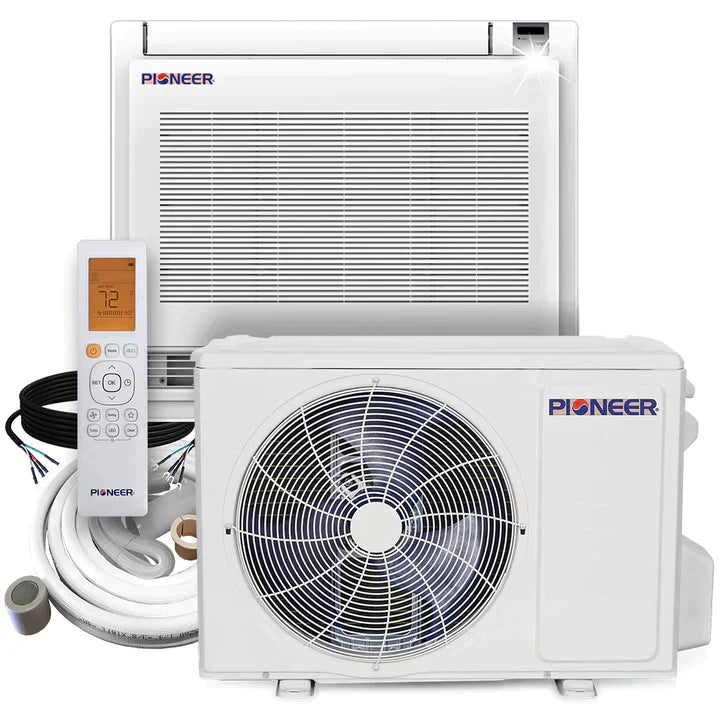 12,000 BTU 21.5 SEER Floor Console Mini-Split Air Conditioner Heat Pump X380
